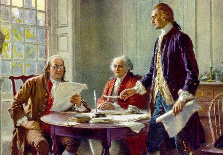 Jean Leon Gerome Ferris, Writing the Declaration of Independence, 1776
