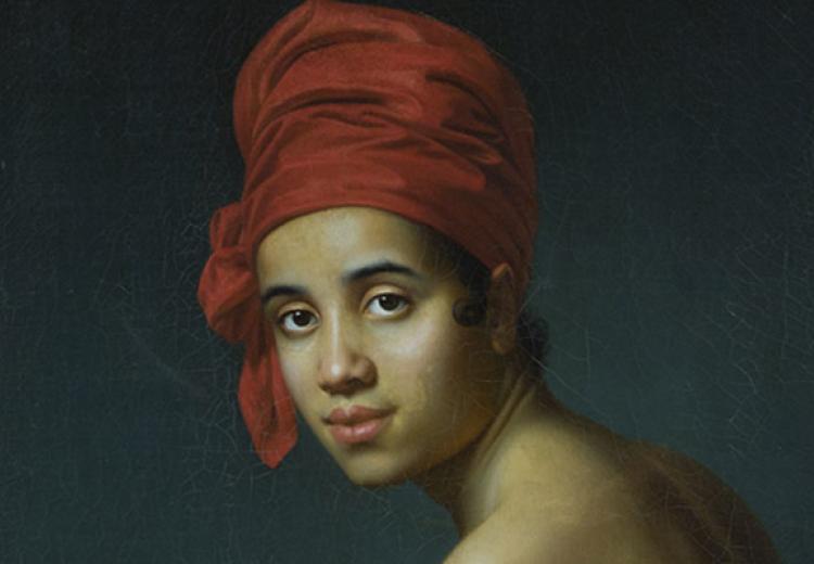 Creole in a Red Headdress by Jacques Guillaume Lucien Amans, Historic New Orleans Collection.