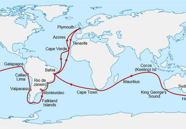 Voyage of the Beagle, Darwin's voyage