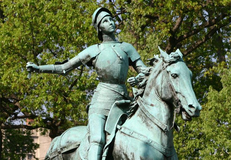Statue of Joan of Arc in Meridian Hill Park, Washington, D.C.