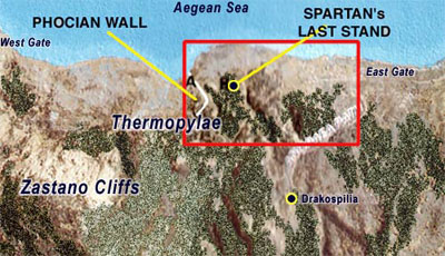 Aerial reconstruction of Thermopylae