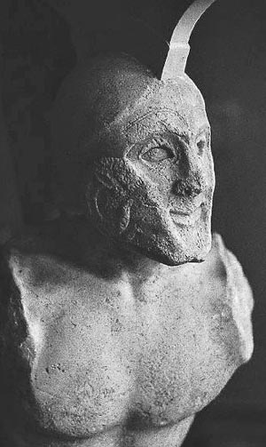 bust of Leonidas