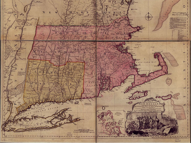 Mapping Colonial New England Looking At The Landscape Of New England Neh Edsitement