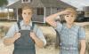 Mission US teenage twin characters on the farm looking ahead