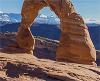 Natural stone arch in Utah