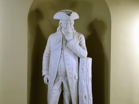 Hiram Powers (1805–1873), Benjamin Franklin, 1862.