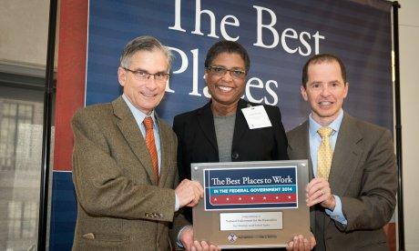 NEH Chair William Adams and Deputy Chair Carole Watson at Best Places to Work aw