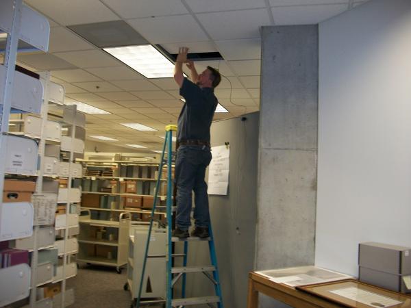 Placing monitors in a return duct.
