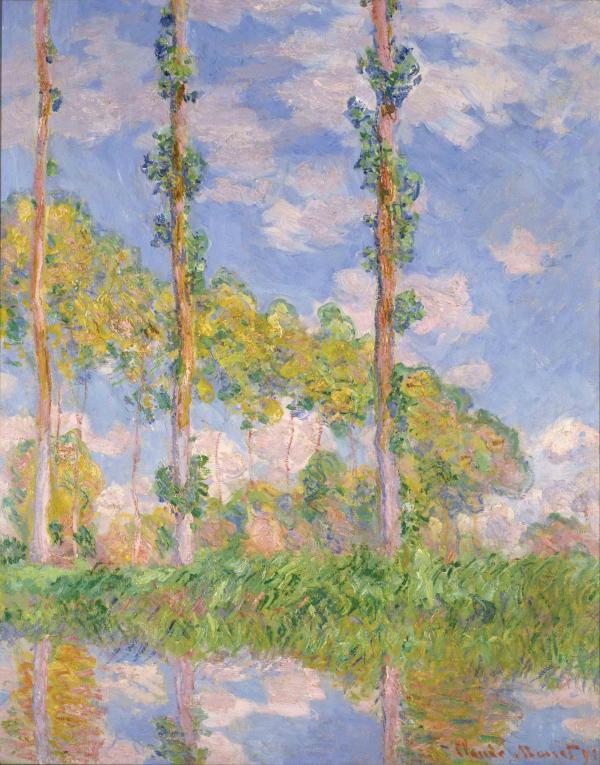 Monet's poplars