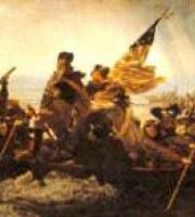 Washington Crossing the Delaware by Emanuel Leutze.