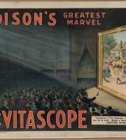 Poster advertising Edison's vitascope