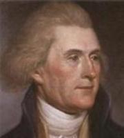 jefferson, light brown hair, wearing high necked coat and white shirt