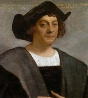1519 portrait by Sebastiano del Piombo of a man said to be Christopher Columbus