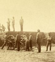 Confederate artillery near Charleston, S.C., 1861