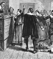 Witchcraft trial at Salem Village