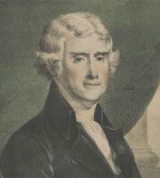 Thomas Jefferson, Third President of the United States.