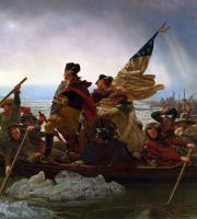 Washington Crossing the Delaware by Emanuel Leutze.