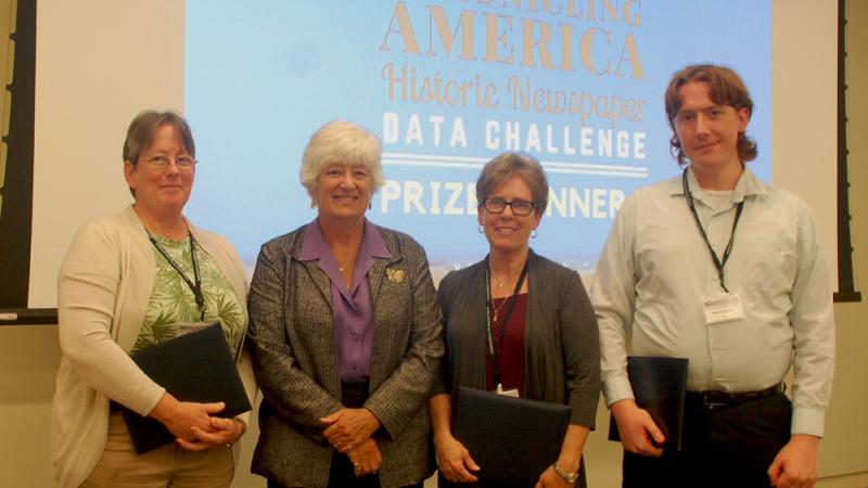 Amy Larner Giroux, PhD; Margaret (Peggy) Plympton, Deputy Chairman of NEH; Marcy