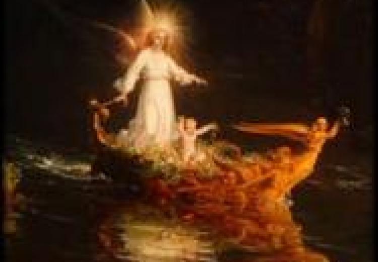 Thomas Cole, "The Voyage of Life: Childhood," 1842