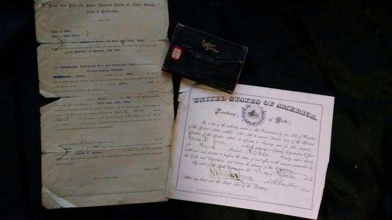 Marcus E. Jones Collection: Legal documents from State of Utah to Marcus E. Jone