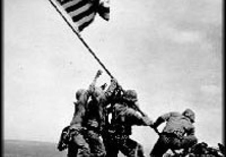 Planting the flag on Iwo Jima