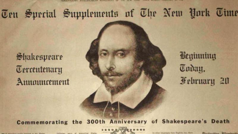 The New York Times: Shakespeare Tercentenary: 1616-1916.