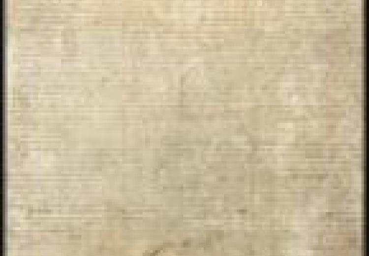 The Declaration of Independence, original document.