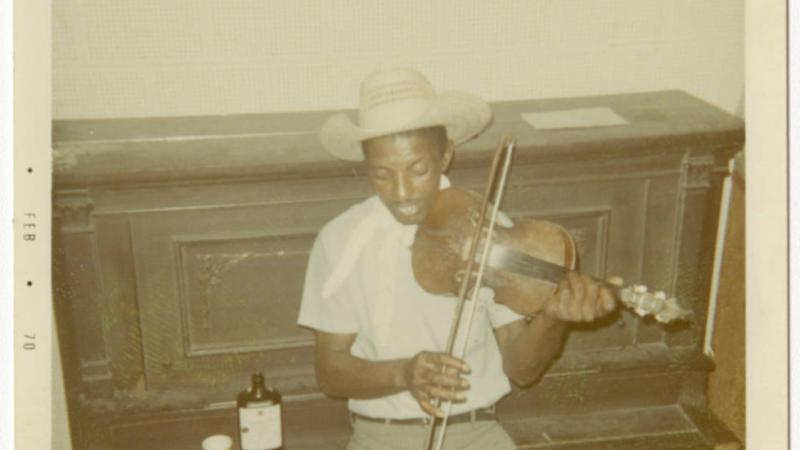 Wild Bill Pitre of Wild Bill and the Blue Washboard Boys.