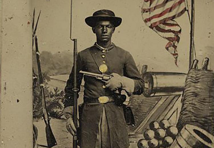 African American Union soldier, Civil War