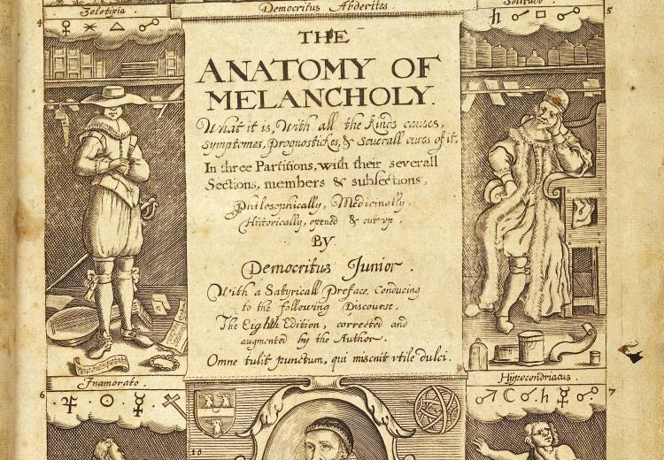 Robert Burton, Anatomy of Melancholy, 1628.