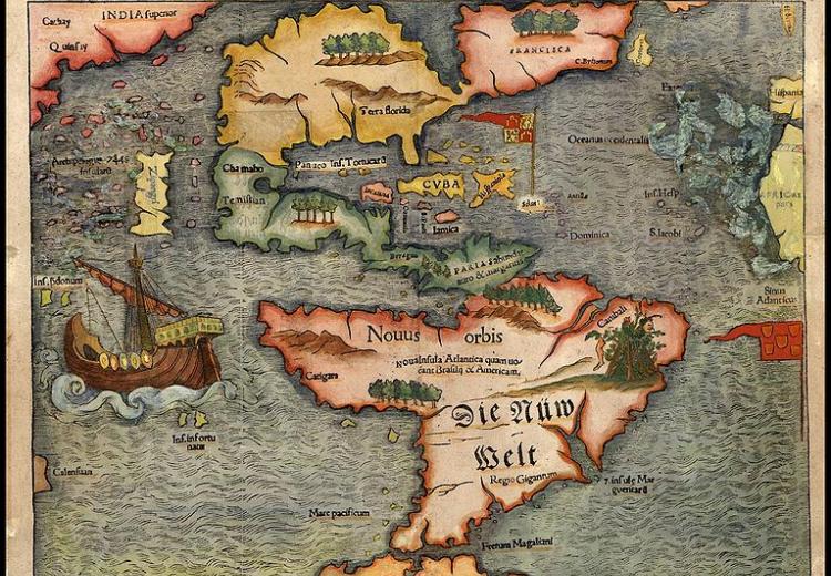 Sebastian Munster's "Map of America" (1561)