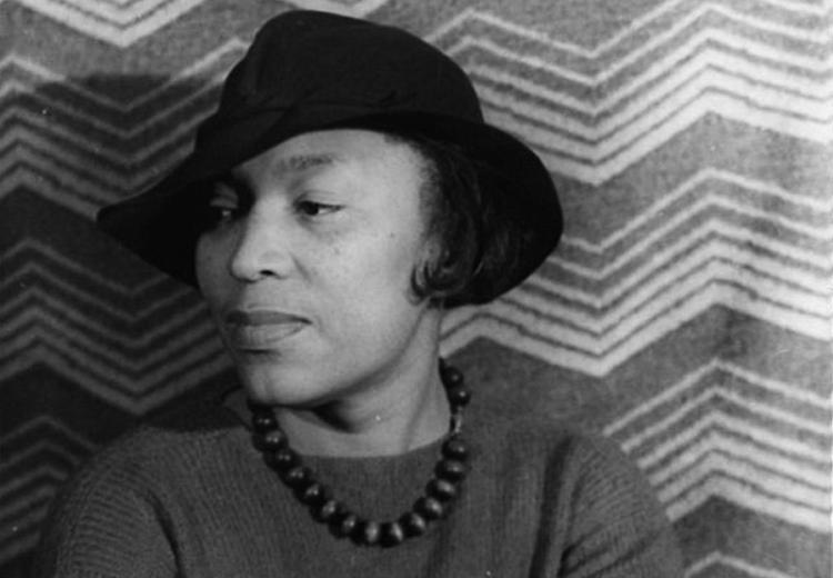 Portrait of Zora Neale Hurston by Carl Van Vechten, photographer.