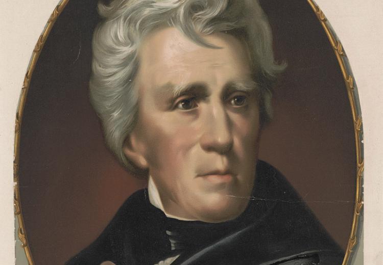 Andrew Jackson, head-and-shoulders portrait.