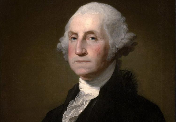 Portrait of George Washington by Gilbert Stuart 