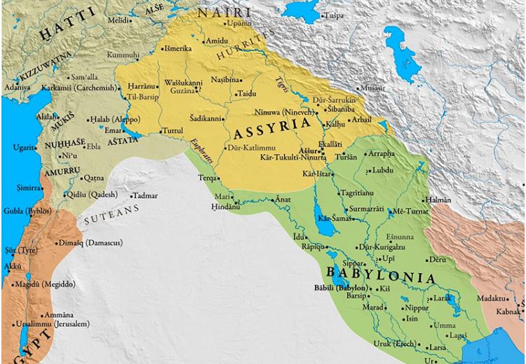 mesopotamia political map