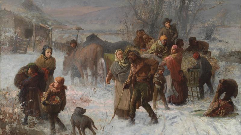 The Underground Railroad, painted by Charles T. Webber 