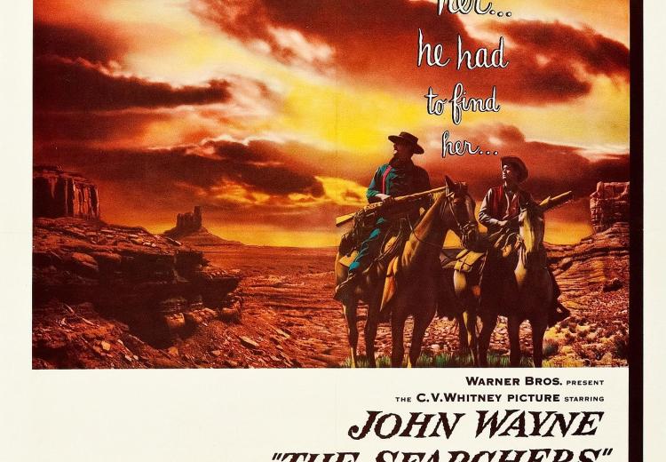 Movie poster for "The Searchers"