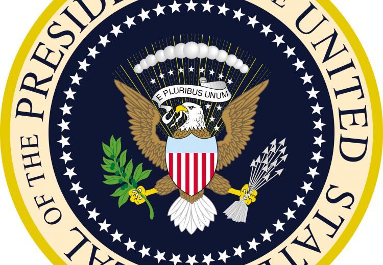 Seal of the President of the United States of America.
