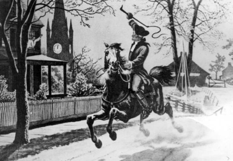 "The Midnight Ride of Paul Revere."