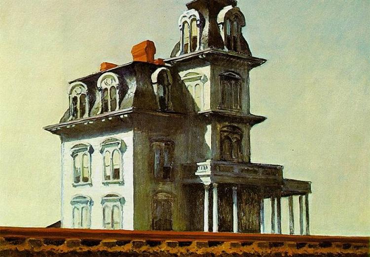 "House by the Railroad," Edward Hopper, 1925.