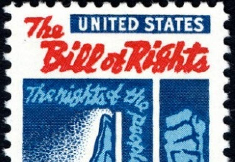 The Bill of Rights (1791) 175th anniversary was celebrated on July 1, 1966 with a 5-cent stamp