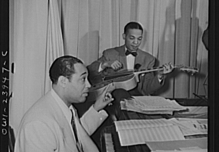 Duke Ellington at the Hurricane cabaret, 1943.