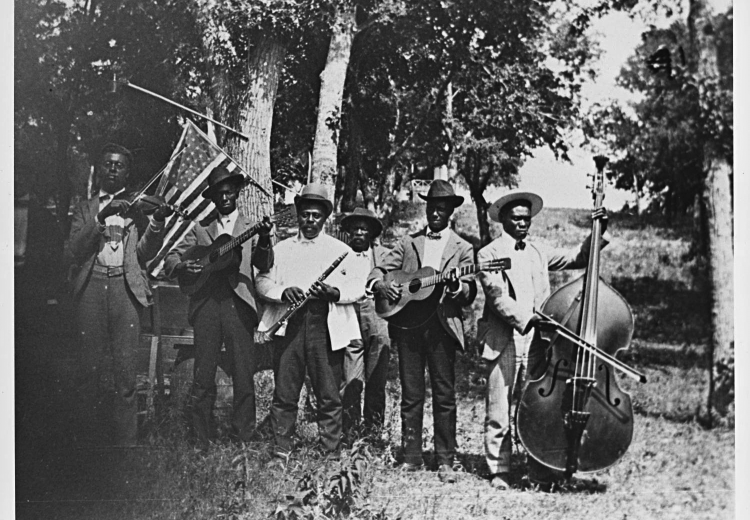 Emancipation Day Celebration band, June 19, 1900,Texas,USA