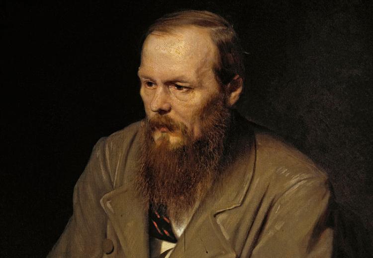 Portrait of the Writer Fyodor Dostoyevsky.