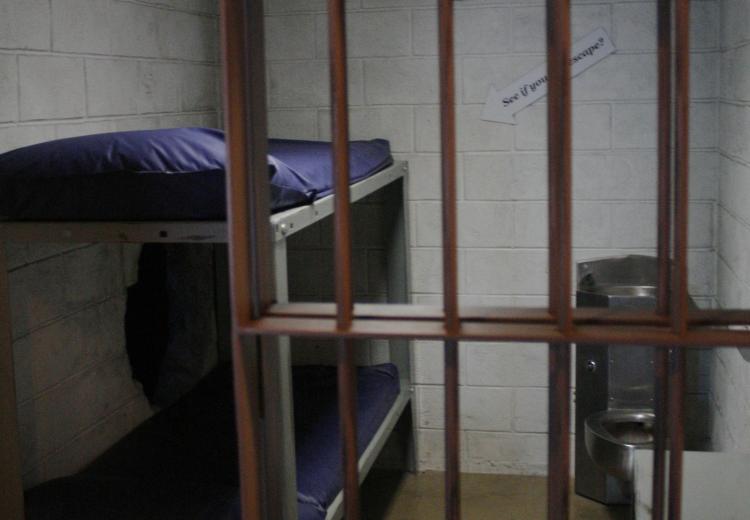 Photograph of prison cell