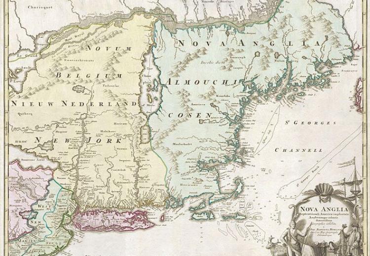 Mapping a New World: Places of Conflict and Colonization in 17th-Century New England