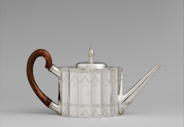 Paul Revere Jr., Silver Teapot, 1796