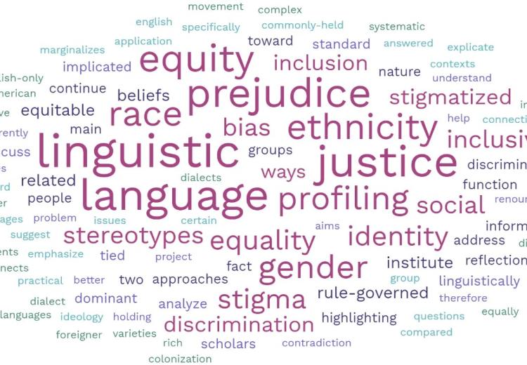 Linguistic Justice Word Cloud