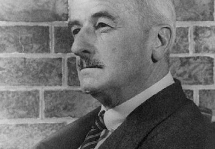 Photograph of William Faulkner, 1954.