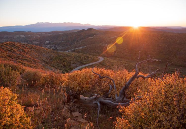 Sunrise in Mesa Verde